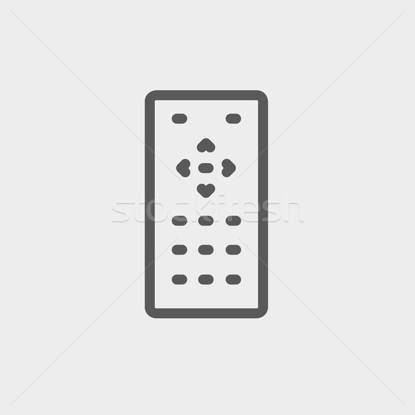 Remote control thin line icon Stock photo © RAStudio