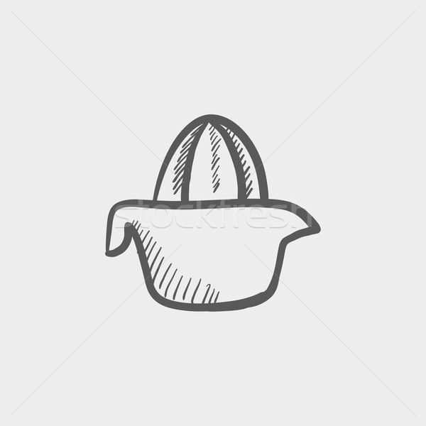 Lemon squeezer sketch icon Stock photo © RAStudio
