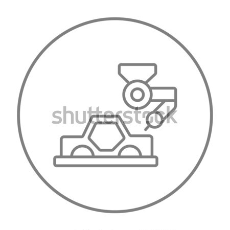 Car production line icon. Stock photo © RAStudio