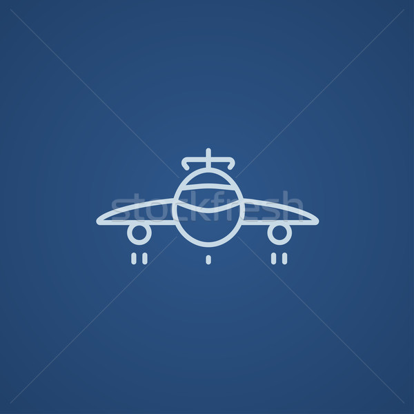 Airplane line icon. Stock photo © RAStudio