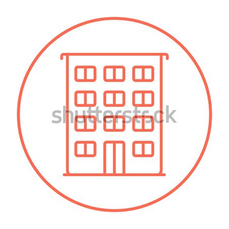 Residential building line icon. Stock photo © RAStudio