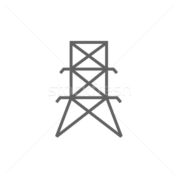 Electric tower line icon. Stock photo © RAStudio