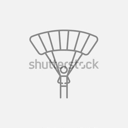 Skydiving line icon. Stock photo © RAStudio