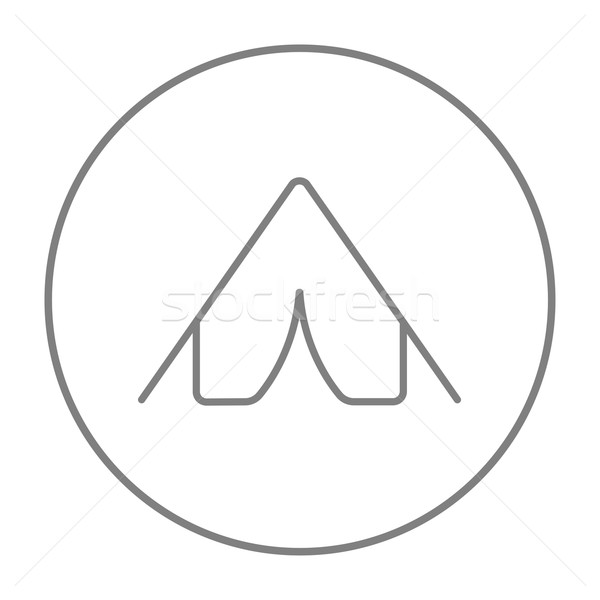 Tent line icon. Stock photo © RAStudio