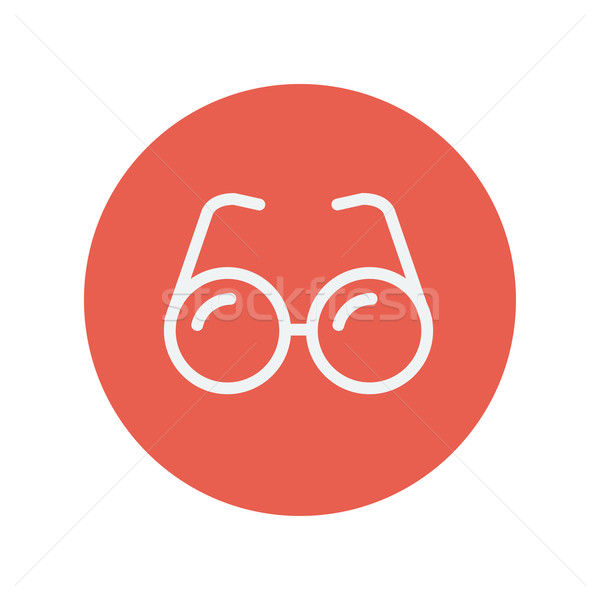 Eyeglasses thin line icon Stock photo © RAStudio