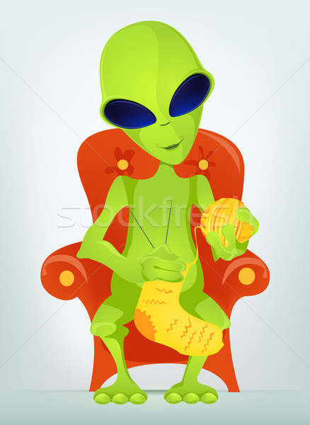 Funny Alien Stock photo © RAStudio