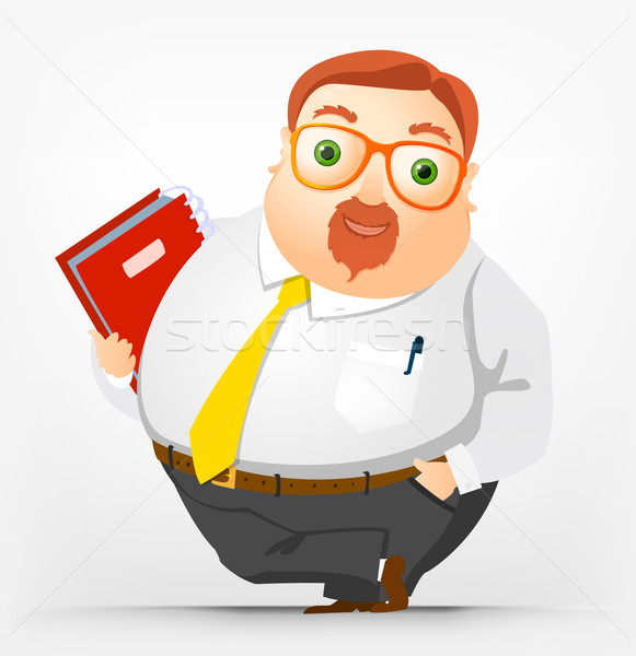 Cheerful Chubby Man Stock photo © RAStudio