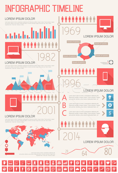 Stock fotó: Ipar · infografika · elemek · alkalom · vidék · eps