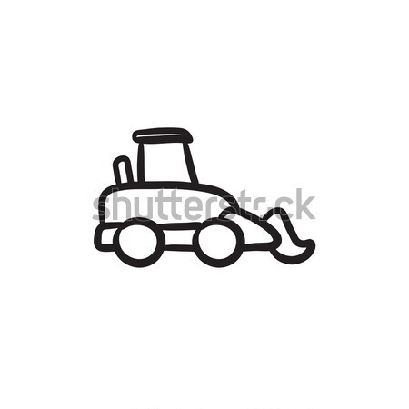 Car dumper thin line icon Stock photo © RAStudio