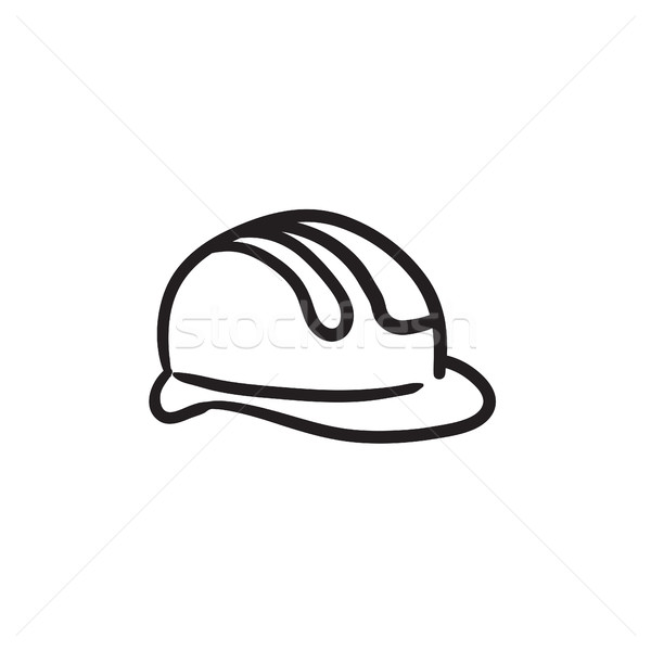 Hard hat sketch icon. Stock photo © RAStudio