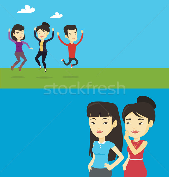 Two lifestyle banners with space for text. Stock photo © RAStudio