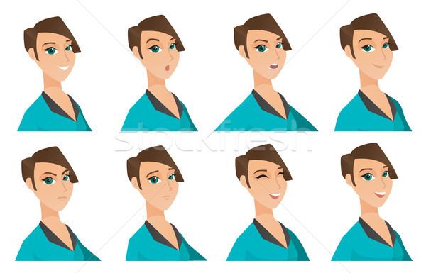 Vector set of business characters. Stock photo © RAStudio