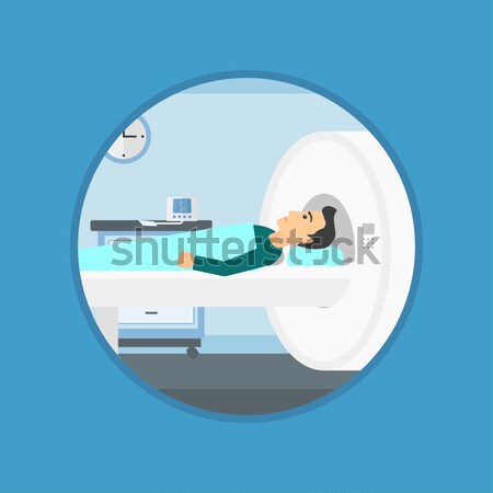 Magnetic resonance imaging vector illustration. Stock photo © RAStudio