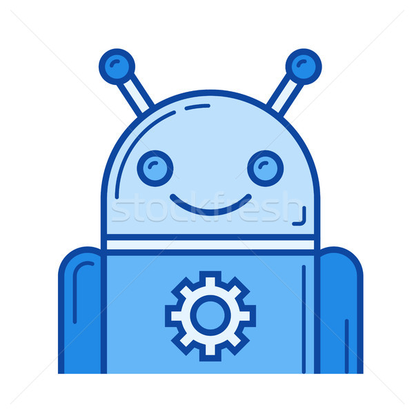 App setup line icon. Stock photo © RAStudio