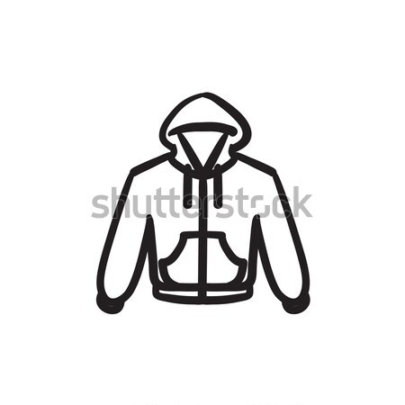 Hoodie sketch icon. Stock photo © RAStudio