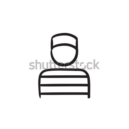 Prisoner sketch icon. Stock photo © RAStudio