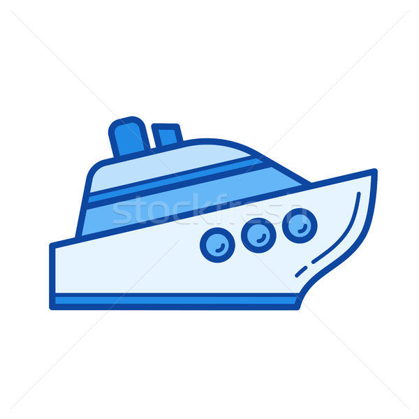 Watercraft line icon. Stock photo © RAStudio
