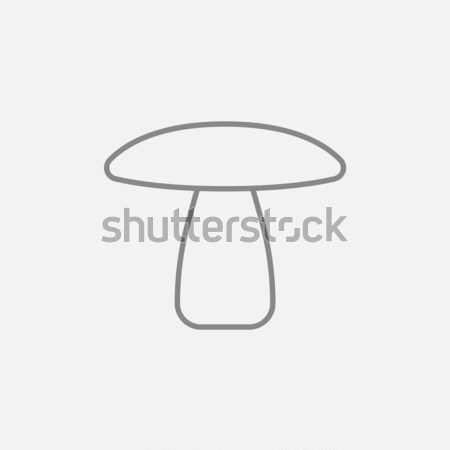 Mushroom line icon. Stock photo © RAStudio