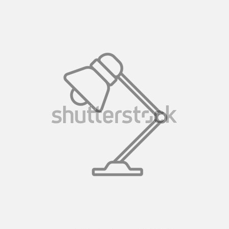 Table lamp line icon. Stock photo © RAStudio