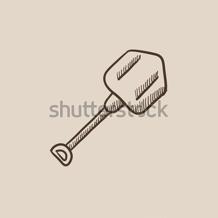Shovel sketch icon. Stock photo © RAStudio