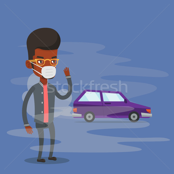 Air pollution from vehicle exhaust. Stock photo © RAStudio