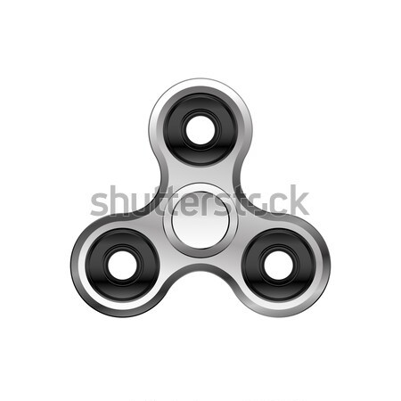 Fidget spinner flat design vector icon. Stock photo © RAStudio