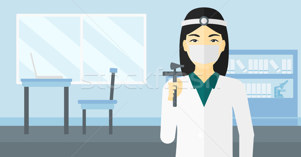 Ear nose throat doctor. Stock photo © RAStudio