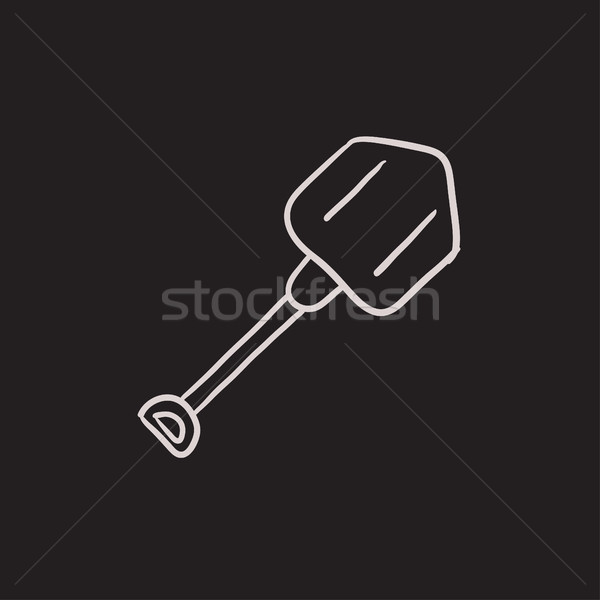 Shovel sketch icon. Stock photo © RAStudio