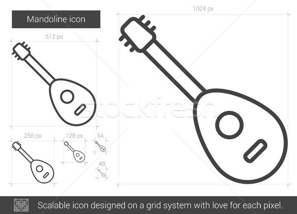 Mandoline line icon. Stock photo © RAStudio