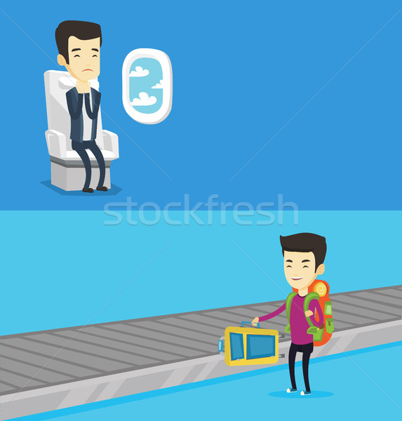 Two transportation banners with space for text. Stock photo © RAStudio