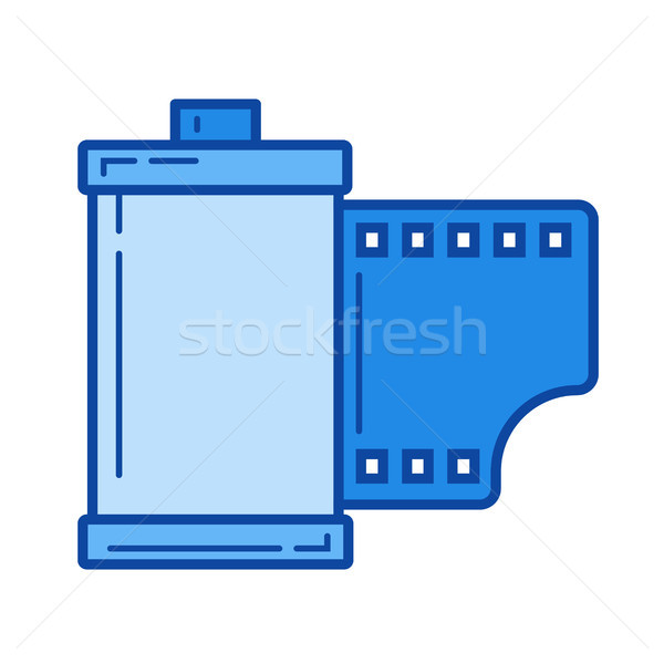 Film cartridge line icon. Stock photo © RAStudio