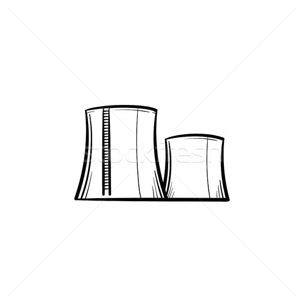 Factory hand drawn sketch icon. Stock photo © RAStudio