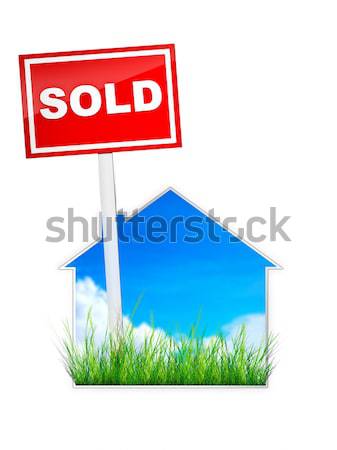 Sign - Sold Stock photo © RAStudio