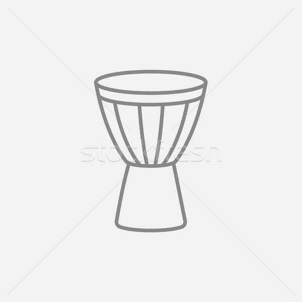 Timpani line icon. Stock photo © RAStudio