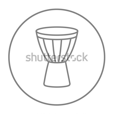 Timpani line icon. Stock photo © RAStudio