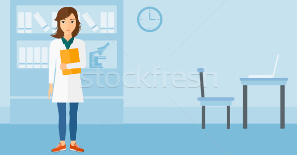 Stock photo: Doctor in medical office.