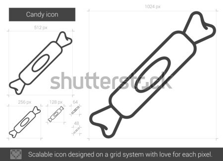 Candy sketch icon. Stock photo © RAStudio