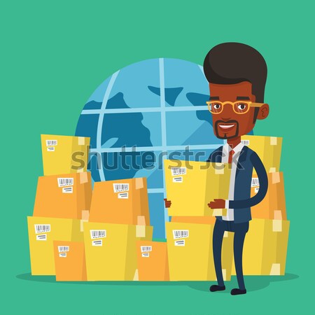 商业照片: 业务 · 工人 · 国际 · 交货 · 服务 · 男子