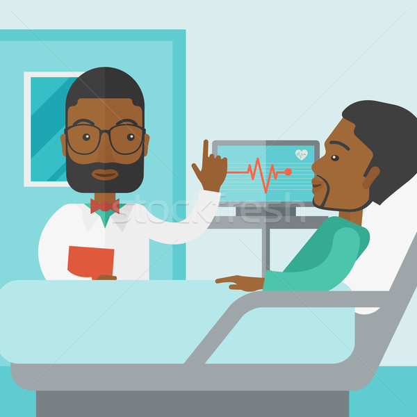 Doctor visiting patient. Stock photo © RAStudio