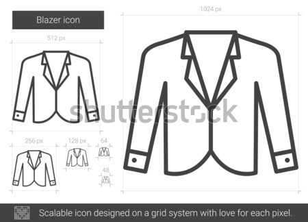 Blazer line icon. Stock photo © RAStudio