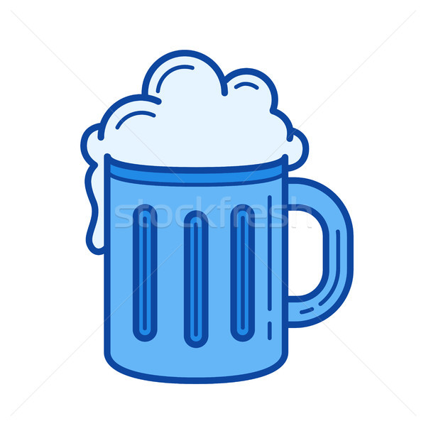 Mug of beer line icon. Stock photo © RAStudio