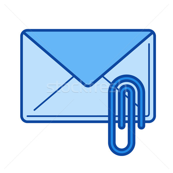 Read email line icon. Stock photo © RAStudio