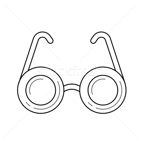 Eyeglasses line icon. Stock photo © RAStudio