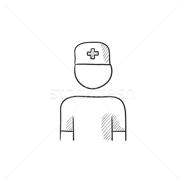 Nurse Coloring Page | Easy Drawing Guides