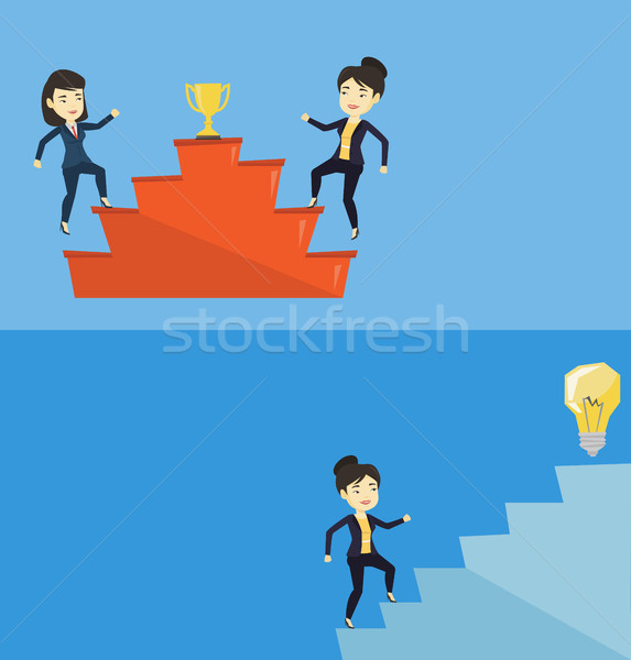 Two business banners with space for text. Stock photo © RAStudio