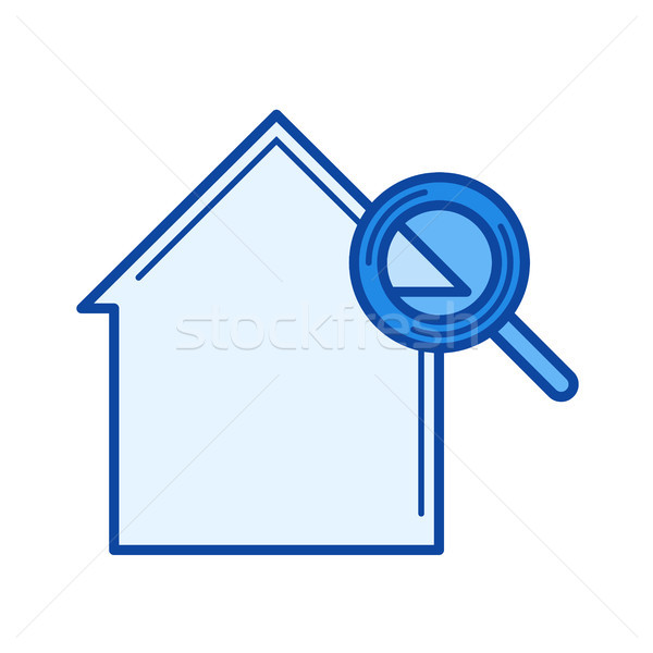 House for rent line icon. Stock photo © RAStudio