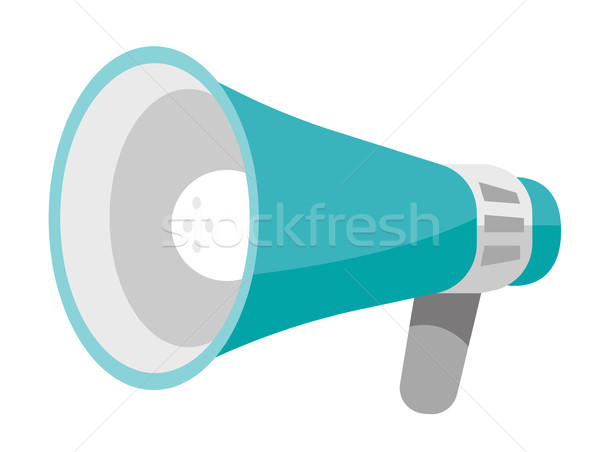 Loudspeaker vector cartoon illustration. Stock photo © RAStudio