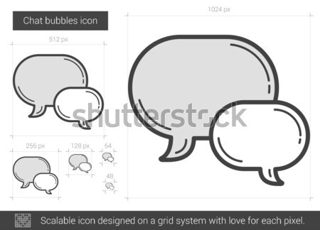 Asztalitenisz ütő labda ikon rajzolt kréta Stock fotó © RAStudio