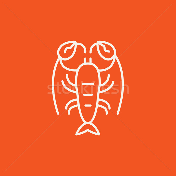 Lobster line icon. Stock photo © RAStudio