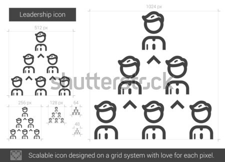 Leadership line icon. Stock photo © RAStudio